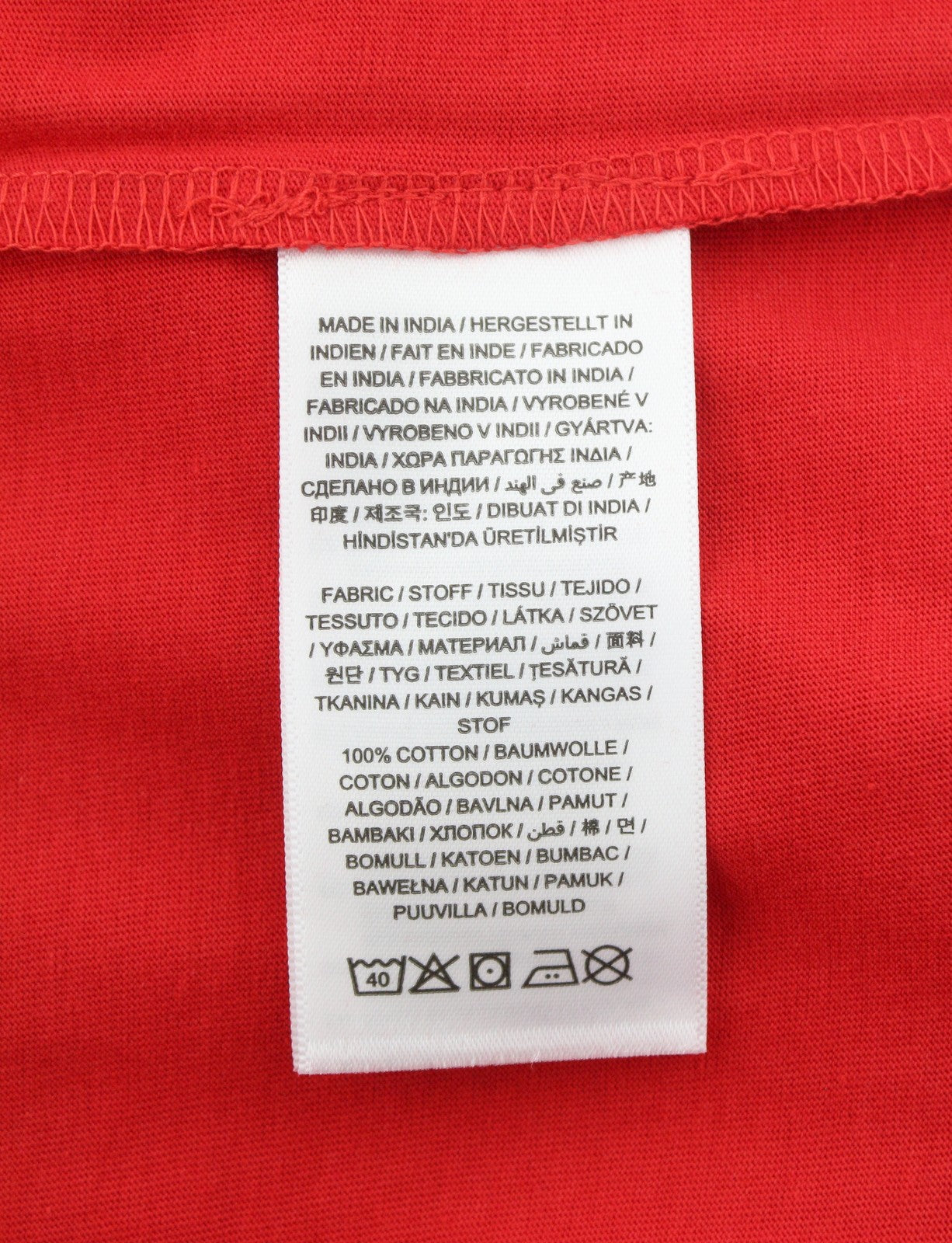 GANT Retro Shield SS Men T-Shirt L Bright Red Cotton Tricot Logo Short Sleeve