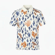 GANT Seaside SS Rugger Men Polos XL Eggshell Patterned Short Sleeve T-Shirt