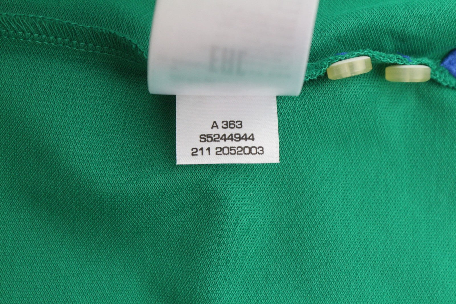 GANT Contrast Collar Pique SS Rugger Men Polos L Lush Green Embroidered Logo