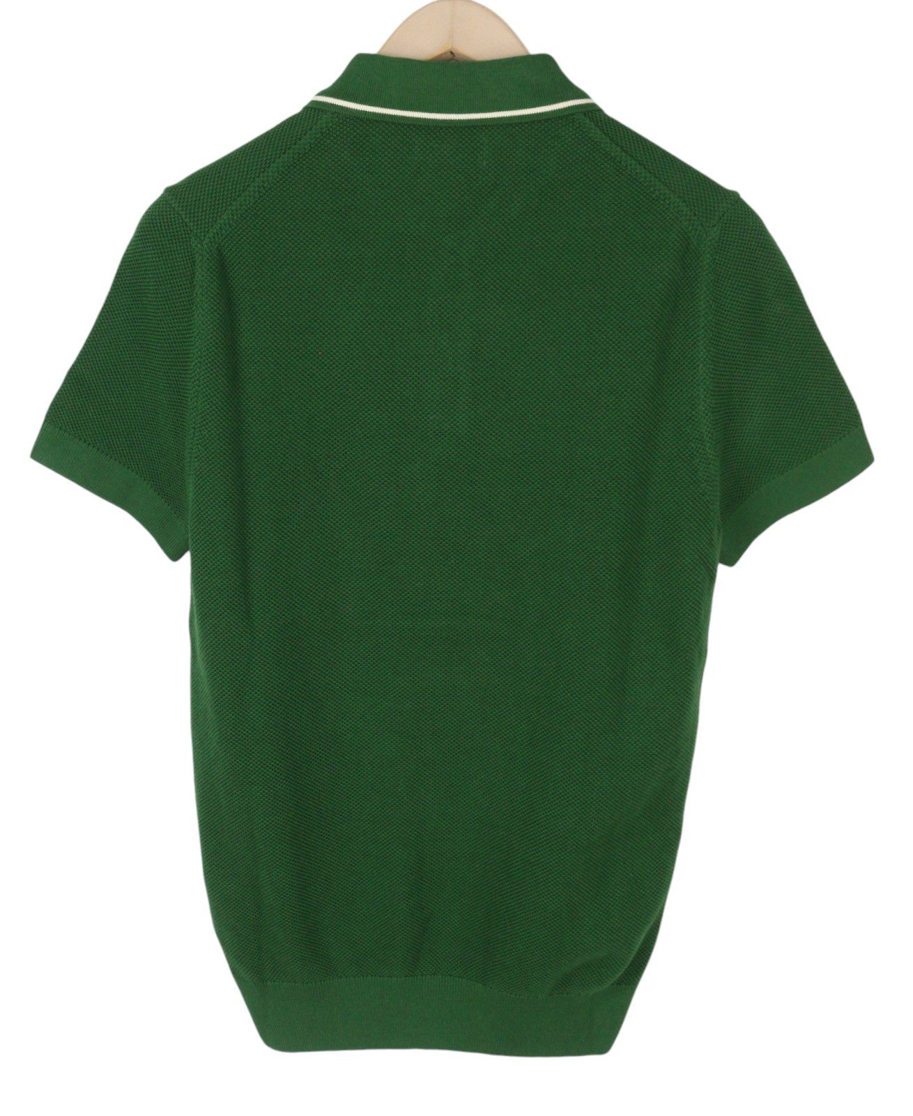 GANT SS Pique Texture Men Polos S Forest Green Organic Short Sleeve T-Shirt