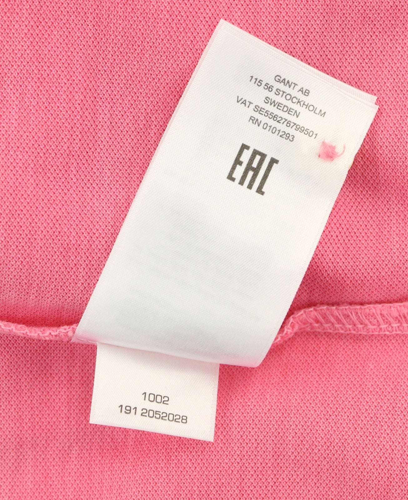 GANT Sunbleached Pique SS Rugger Men Polos M Pink Rose Faded Short Sleeve