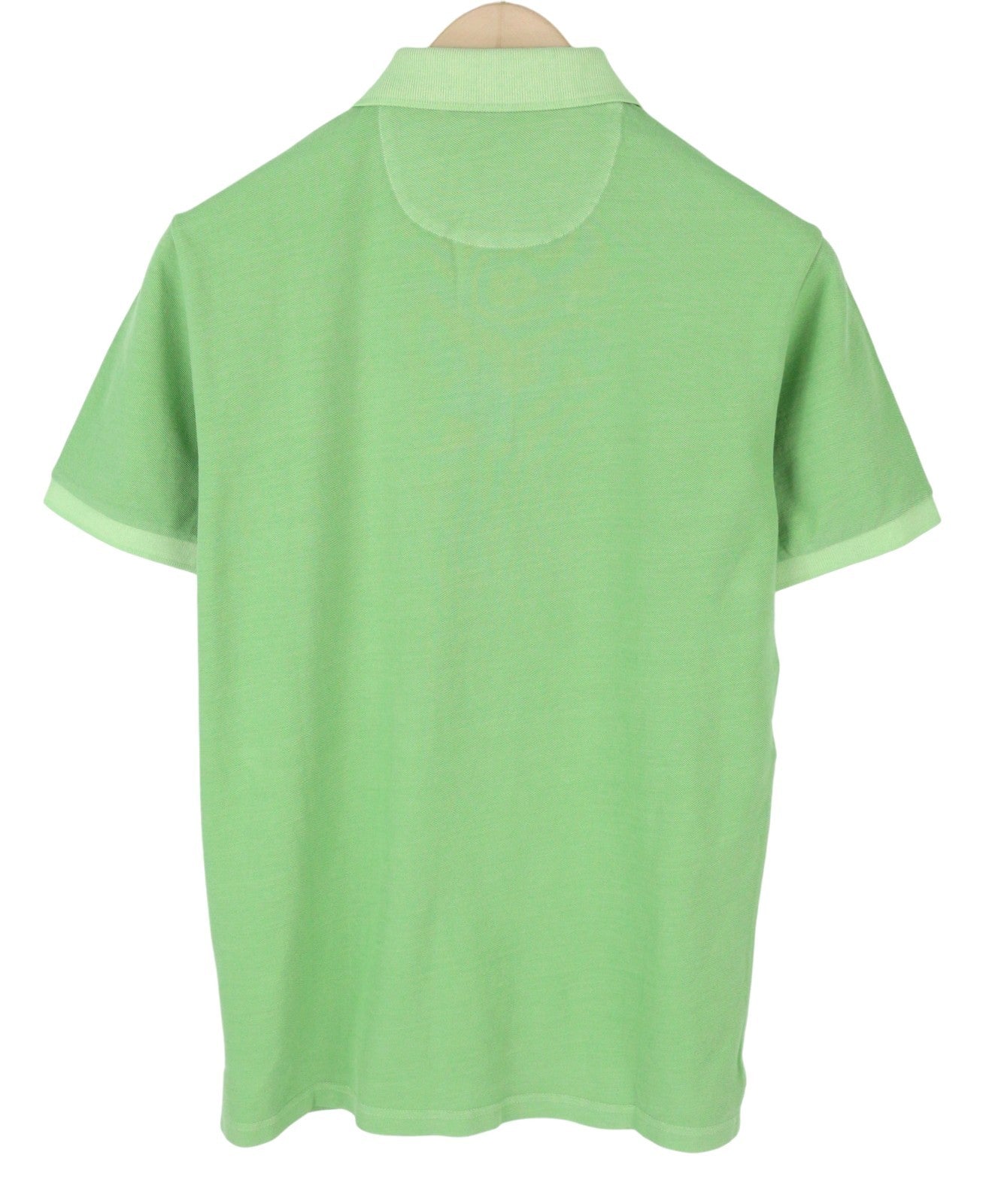 GANT Sunfaded Pique SS Rugger Men Polos S Absinthe Green Embroidered T-Shirt