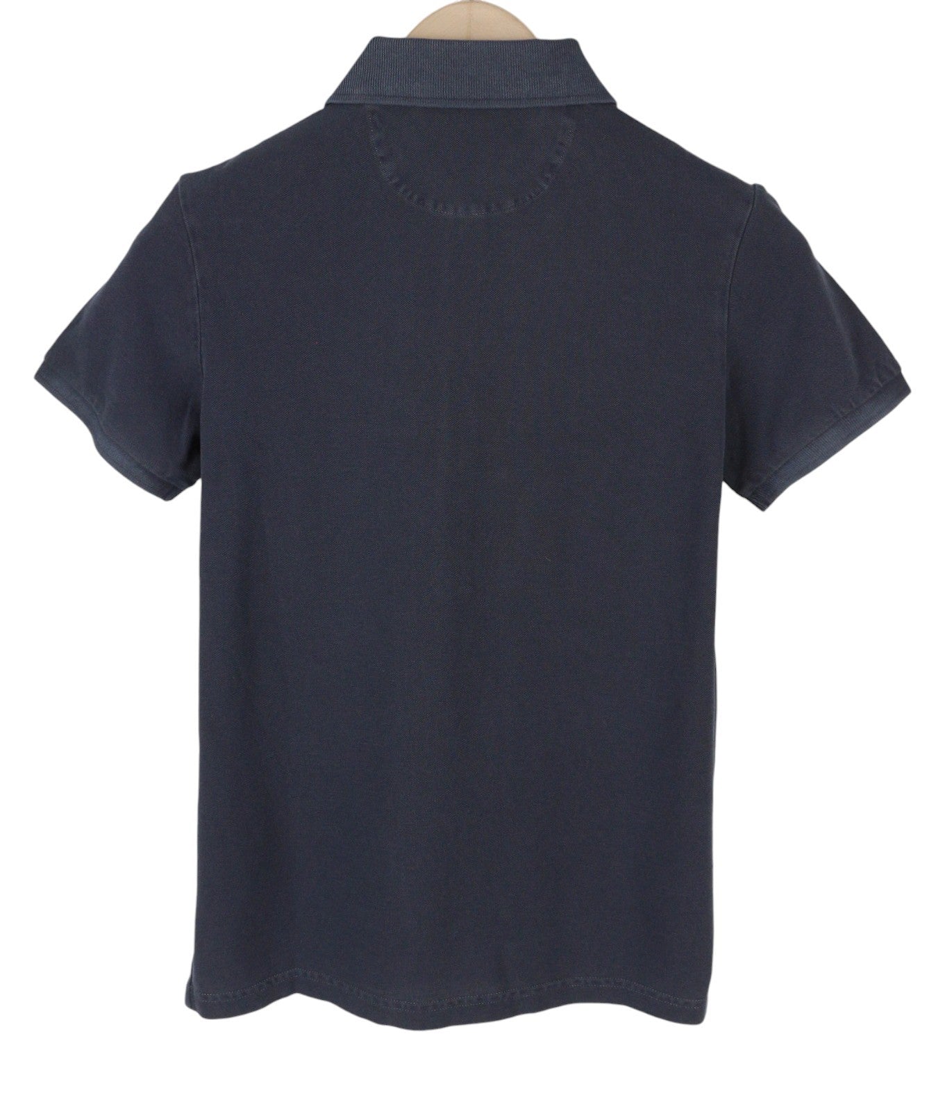 GANT Sunfaded SS Polo Pique Women T-Shirt S Evening Blue Embroidered Logo