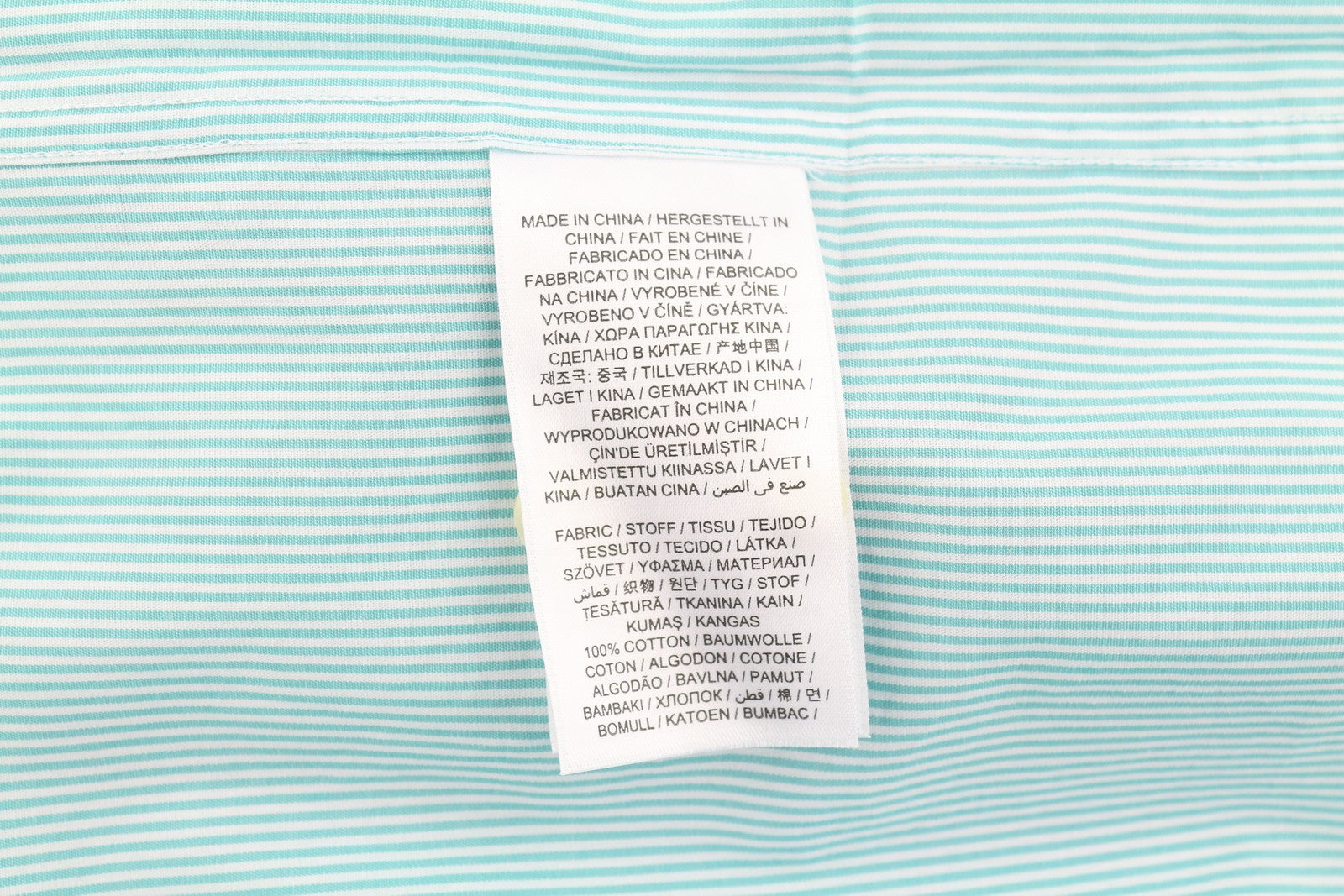 GANT Reg Broadcloth Banker BD Men Shirt L Aqua Green Patch Pocket Button-Down