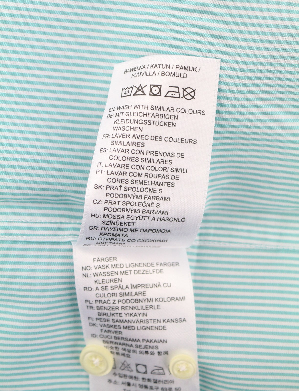 GANT Reg Broadcloth Banker BD Men Shirt L Aqua Green Patch Pocket Button-Down