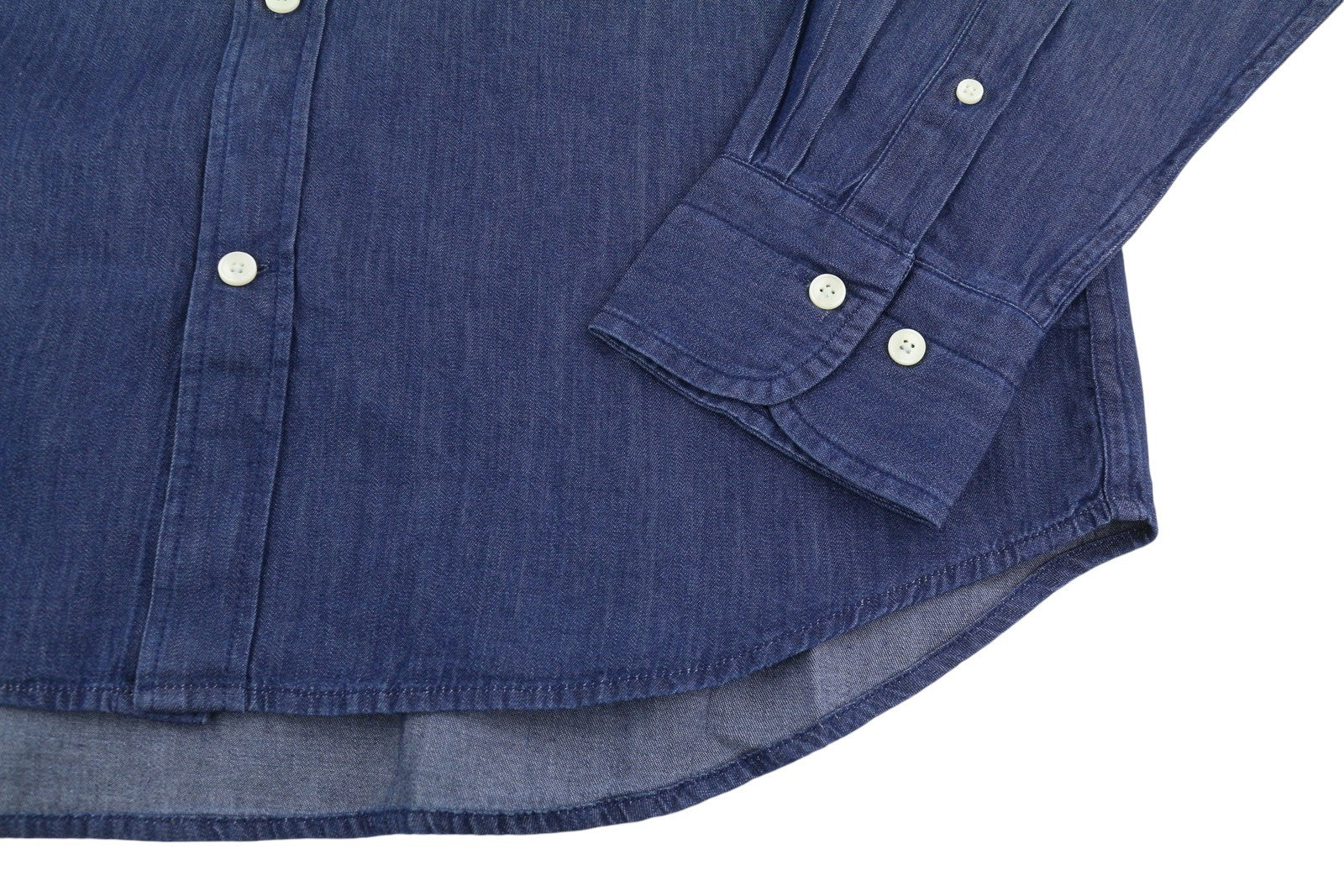 GANT Reg Indigo Banner Shield BD Men Shirt M Dark Indigo Button-Down Casual