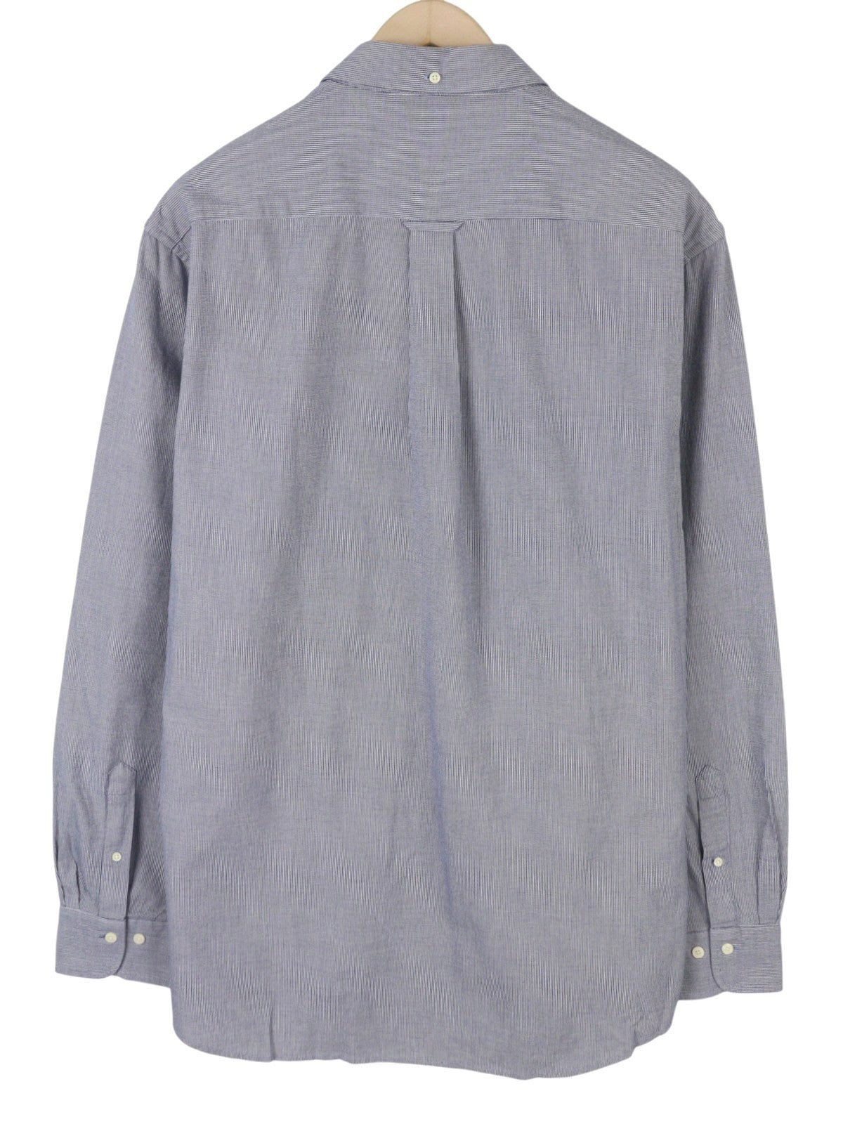 GANT Reg Texture BD Men Shirt XL Persian Blue Button-Down Neck Patch Pocket