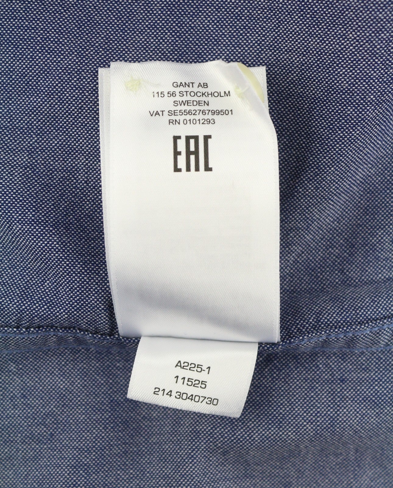 GANT Reg Oxf Banner Shield BD Men Shirt XL Persian Blue Button-Down Neck Logo