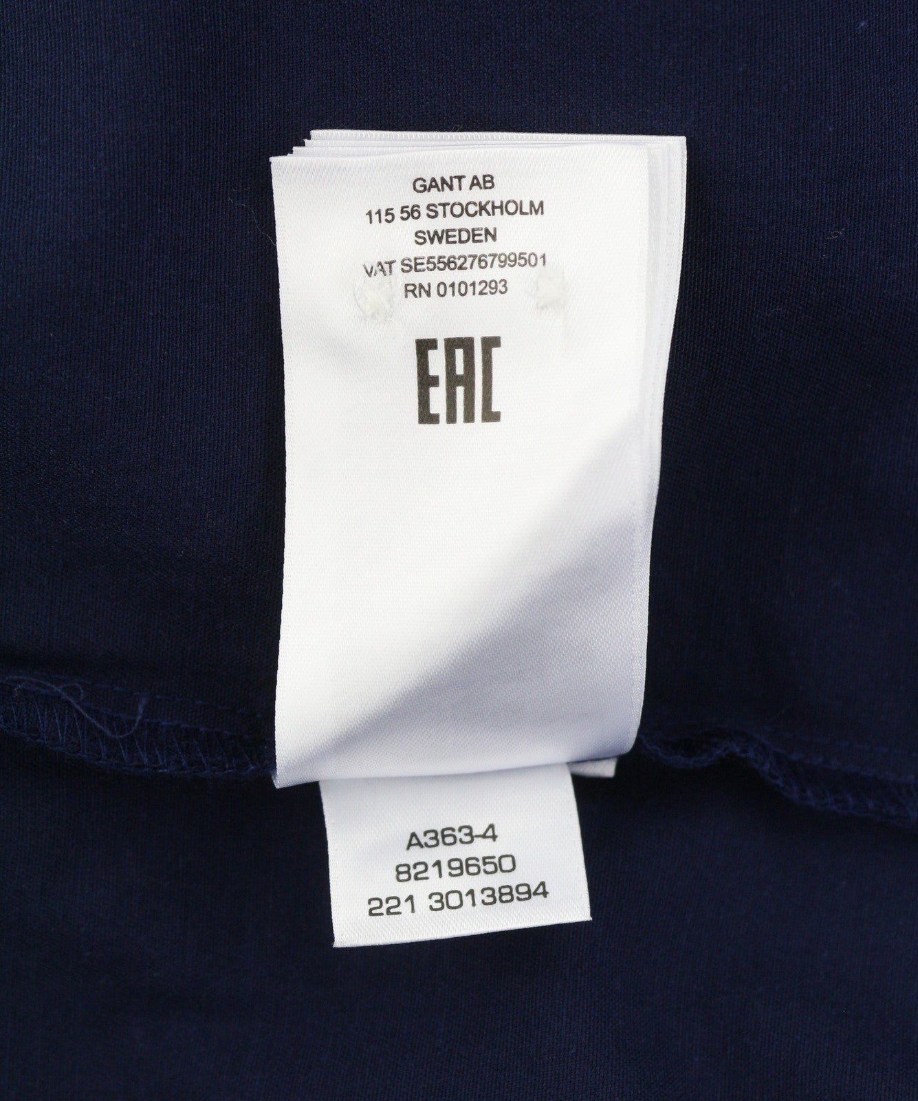 GANT Rel Retro Flag Block BD Men Shirt 2XL Classic Blue Button-Down Neck Logo