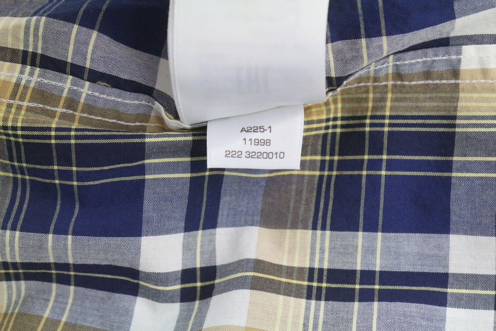 GANT Reg Washed Poplin Check Men Shirt L Hazelwood Beige Button-Up Casual