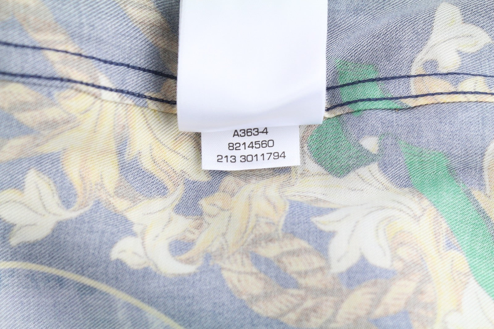 GANT Rel Chain Print Lyocell Town Men Shirt L Evening Blue Relaxed Button-Up