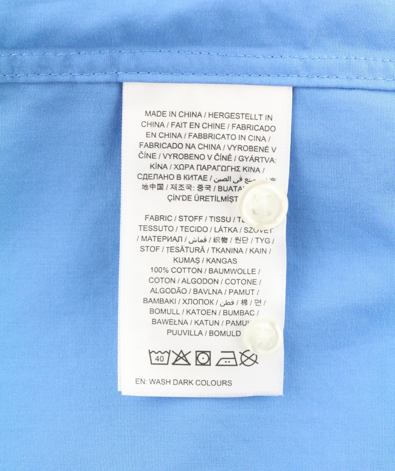 GANT Relaxed Spread Luxury Poplin Women Shirt EU46 Silver Lake Blue Patch Pocket