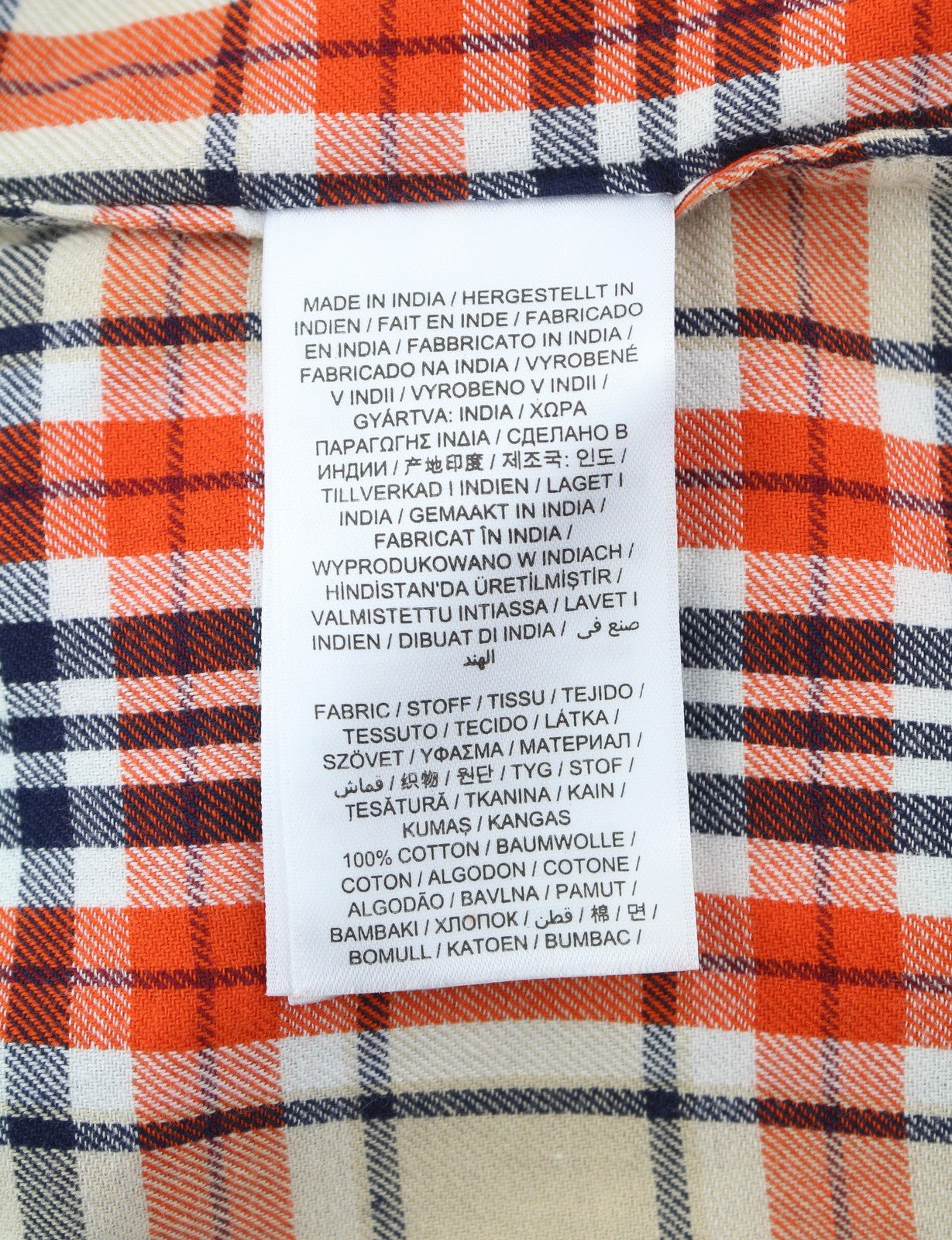 GANT Relaxed Check Flannel Women Shirt EU40 Dry Sand Button-Up Patch Pocket