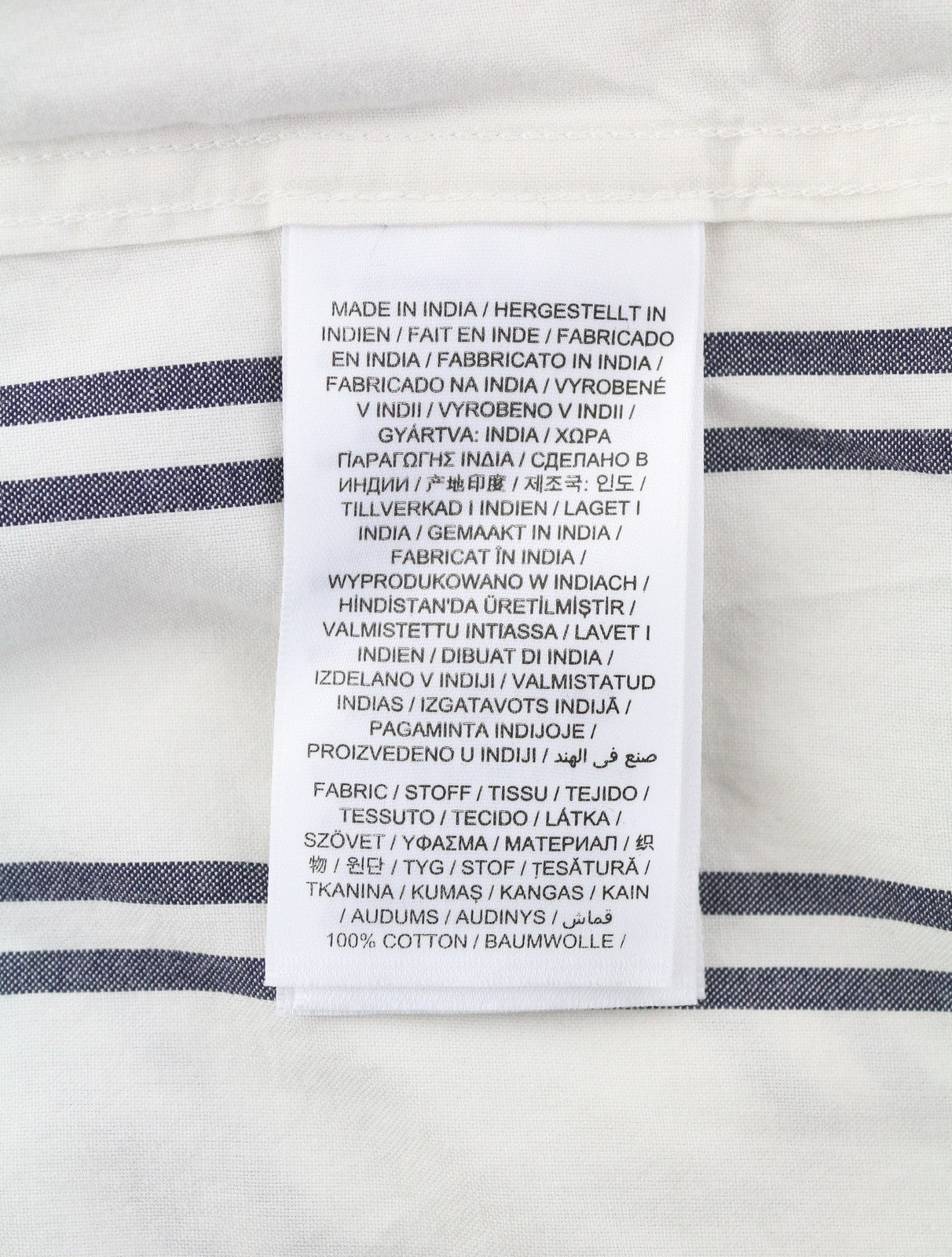 GANT OS Stripe Women Shirt EU42 Classic Blue Patch Pocket Button-Up Casual