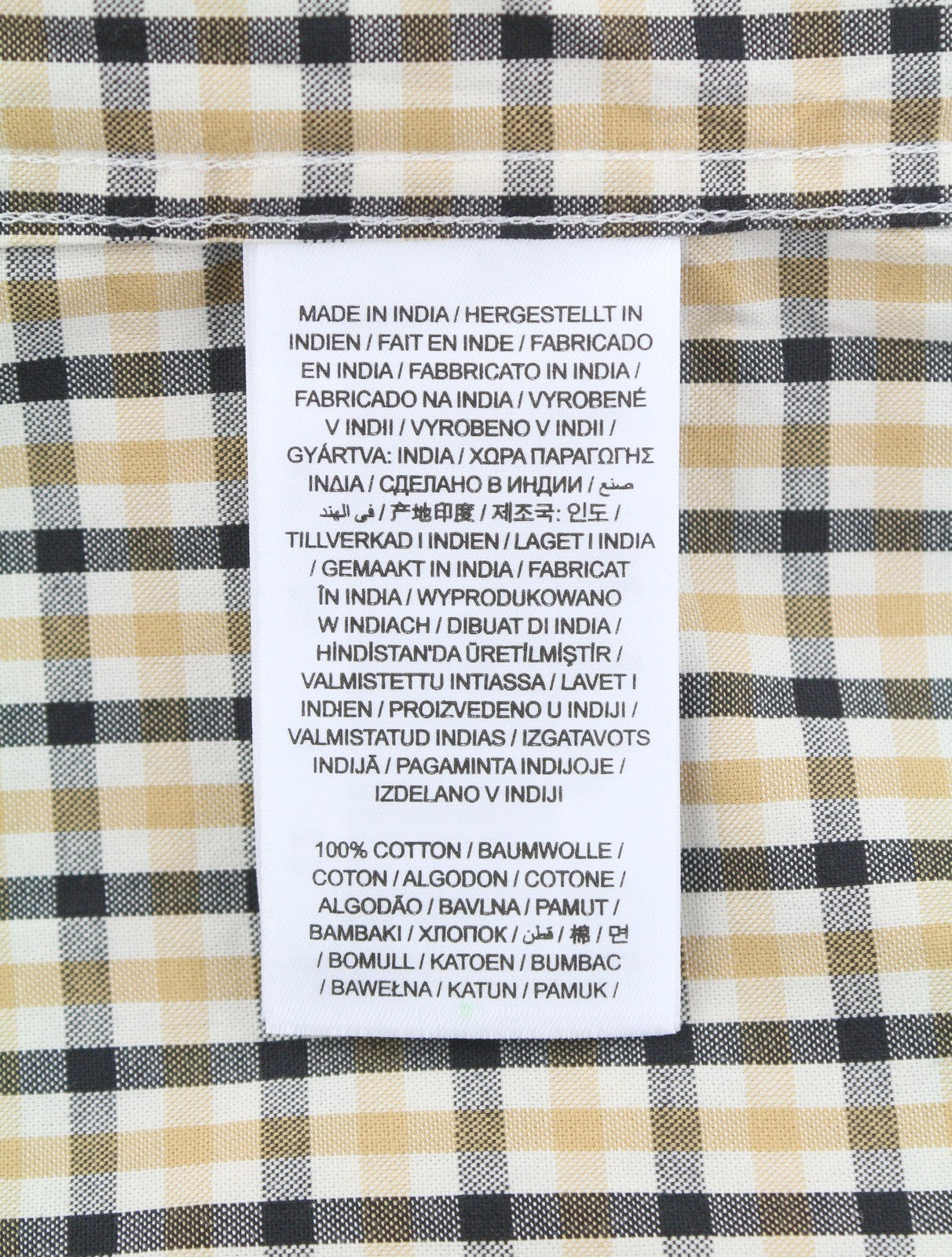 GANT OS Check Women Shirt EU38 Toffee Beige Button-Up Loose Fit Casual