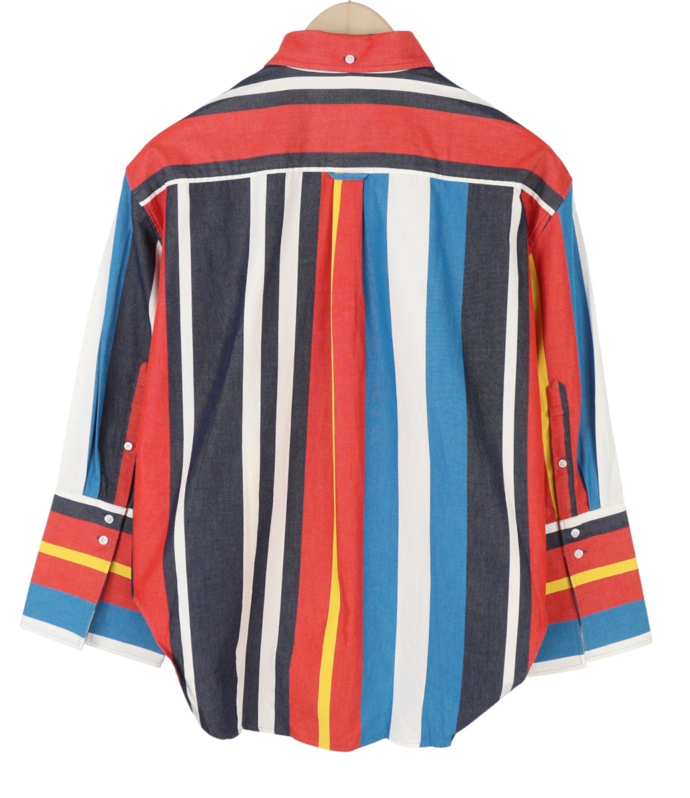 GANT Rough Weather Stripe Women Shirt EU36 Multicolor Rigid Button-Up Oversized