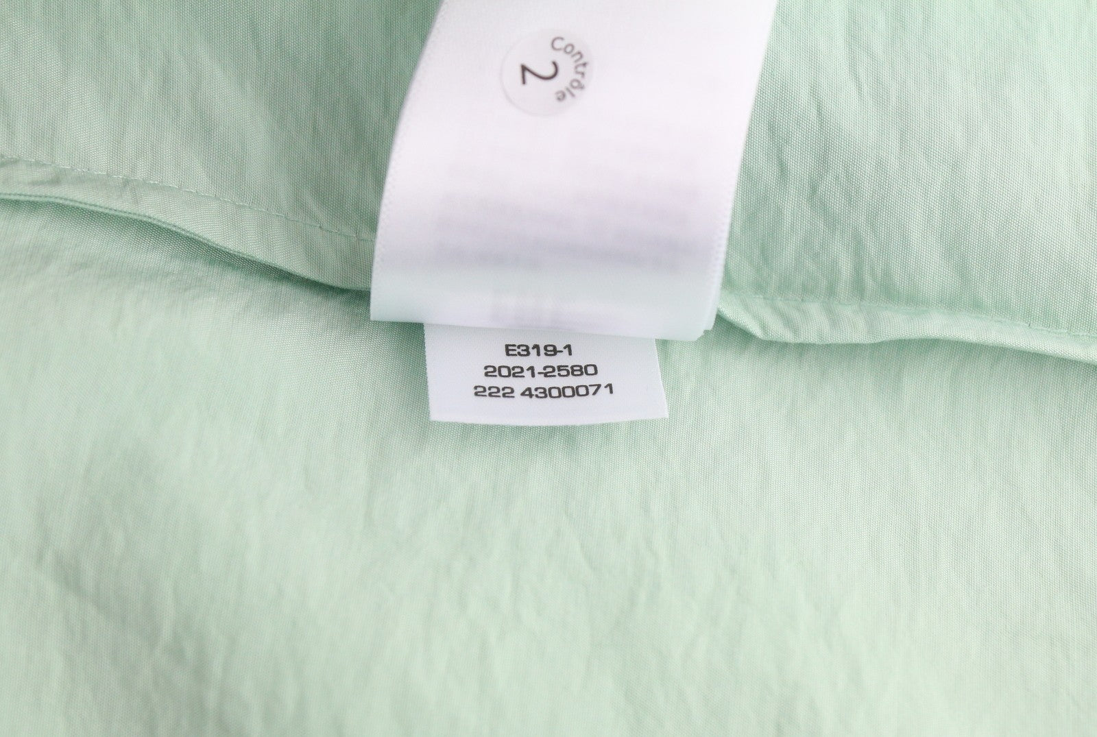 GANT Pop Over Women Blouse EU38 Porcelain Green V-Neck Ties Relaxed 3/4 Sleeves