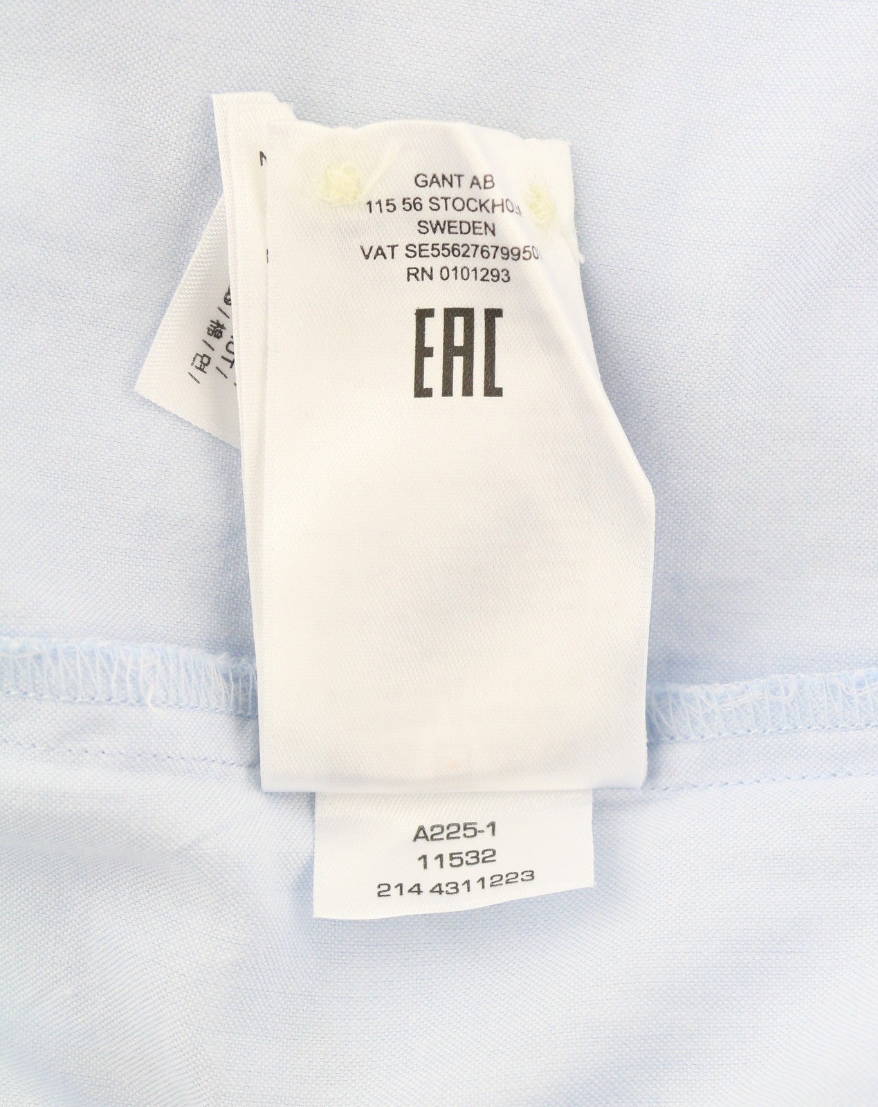 GANT Bow Oxford Puff Women Shirt EU38 Hamptons Blue Button-Up Casual