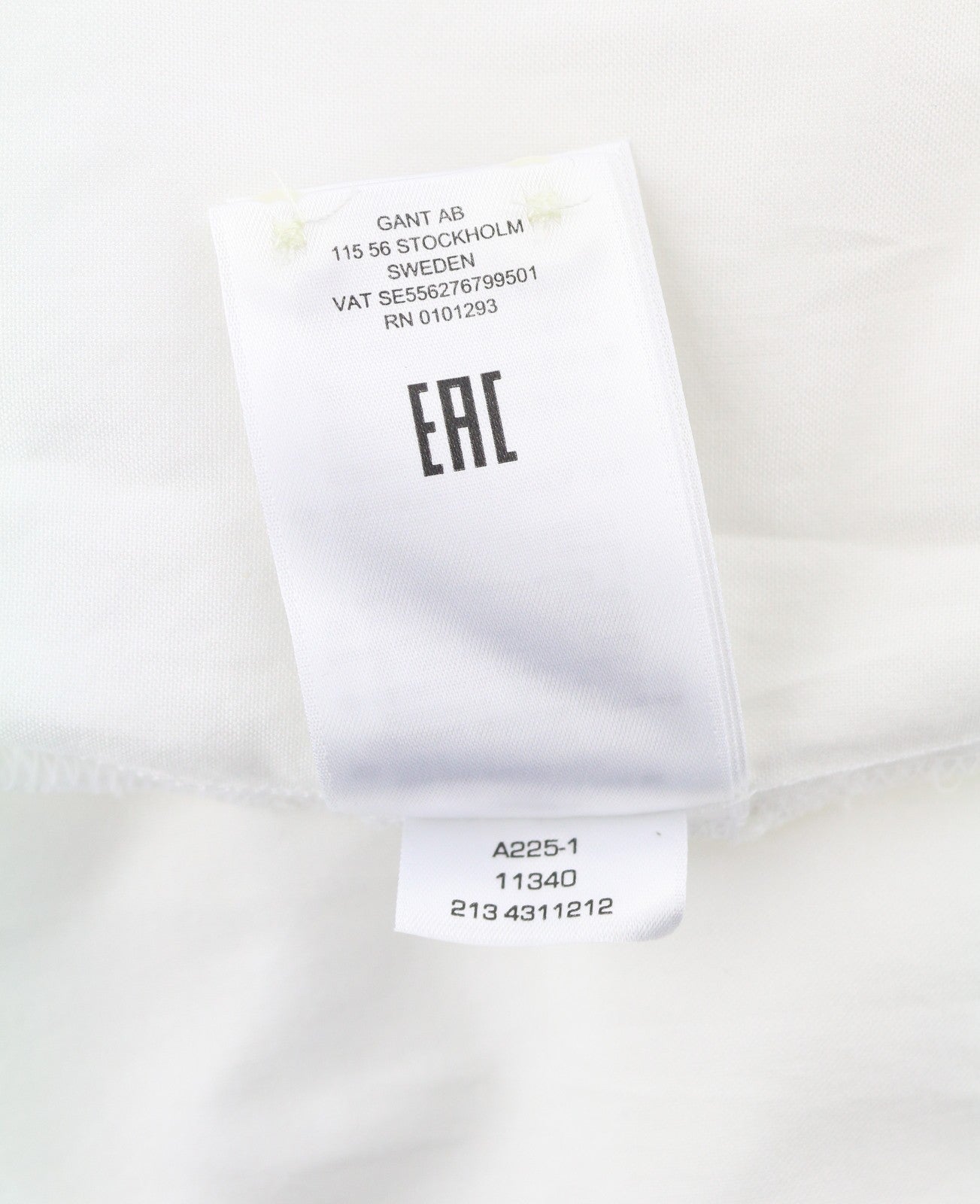 GANT Frill Women Shirt EU46 White Oxford Ruffle Button-Up Spread Neck