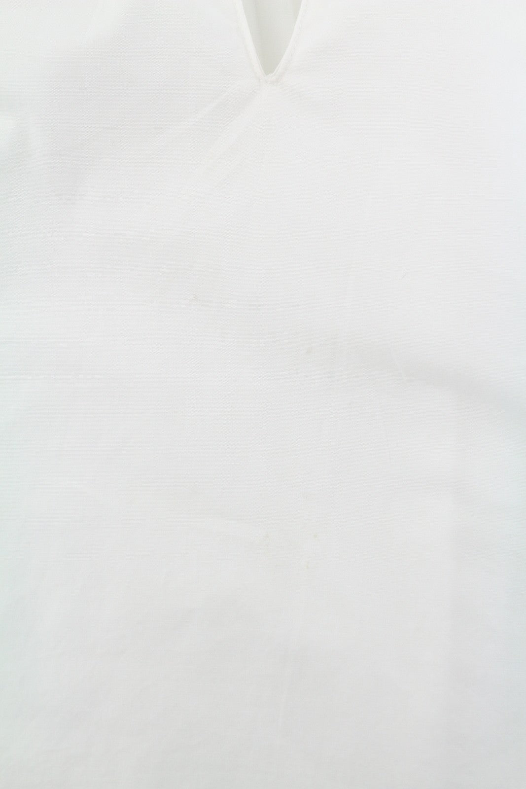 GANT Popover Wrinkle Women Blouse EU46 White Relaxed Fit Long Balloon Sleeves