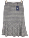 Skirt Checked Flare