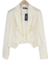 White Wool Blazer