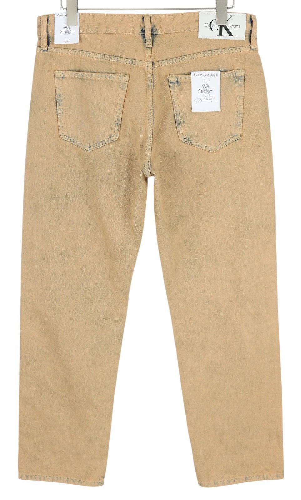 CALVIN KLEIN 90s Straight Men's Jeans W31 Brown Faded RRP119