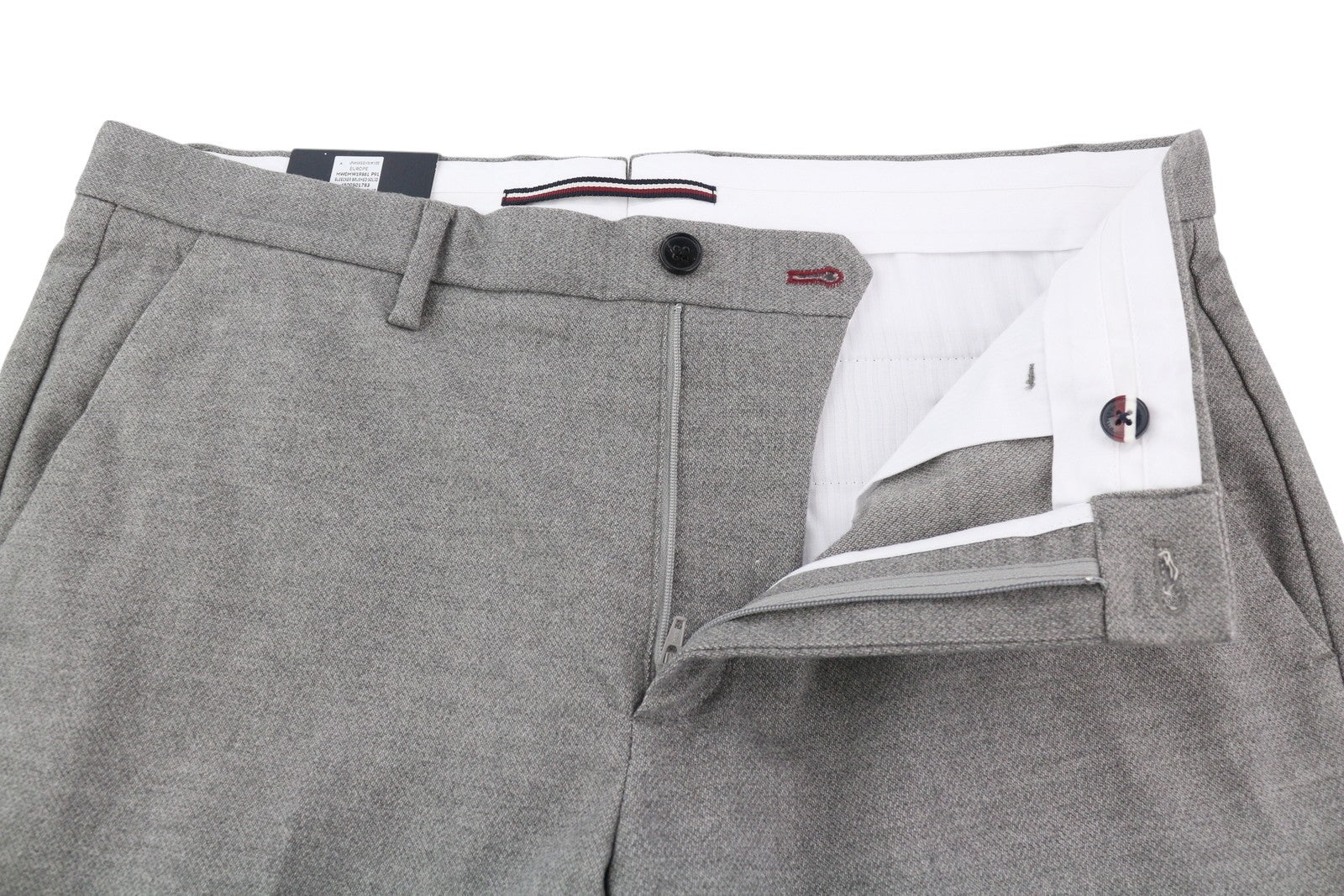 TOMMY HILFIGER Bleecker Stretch Men's Trousers W36/L32 Grey RRP119