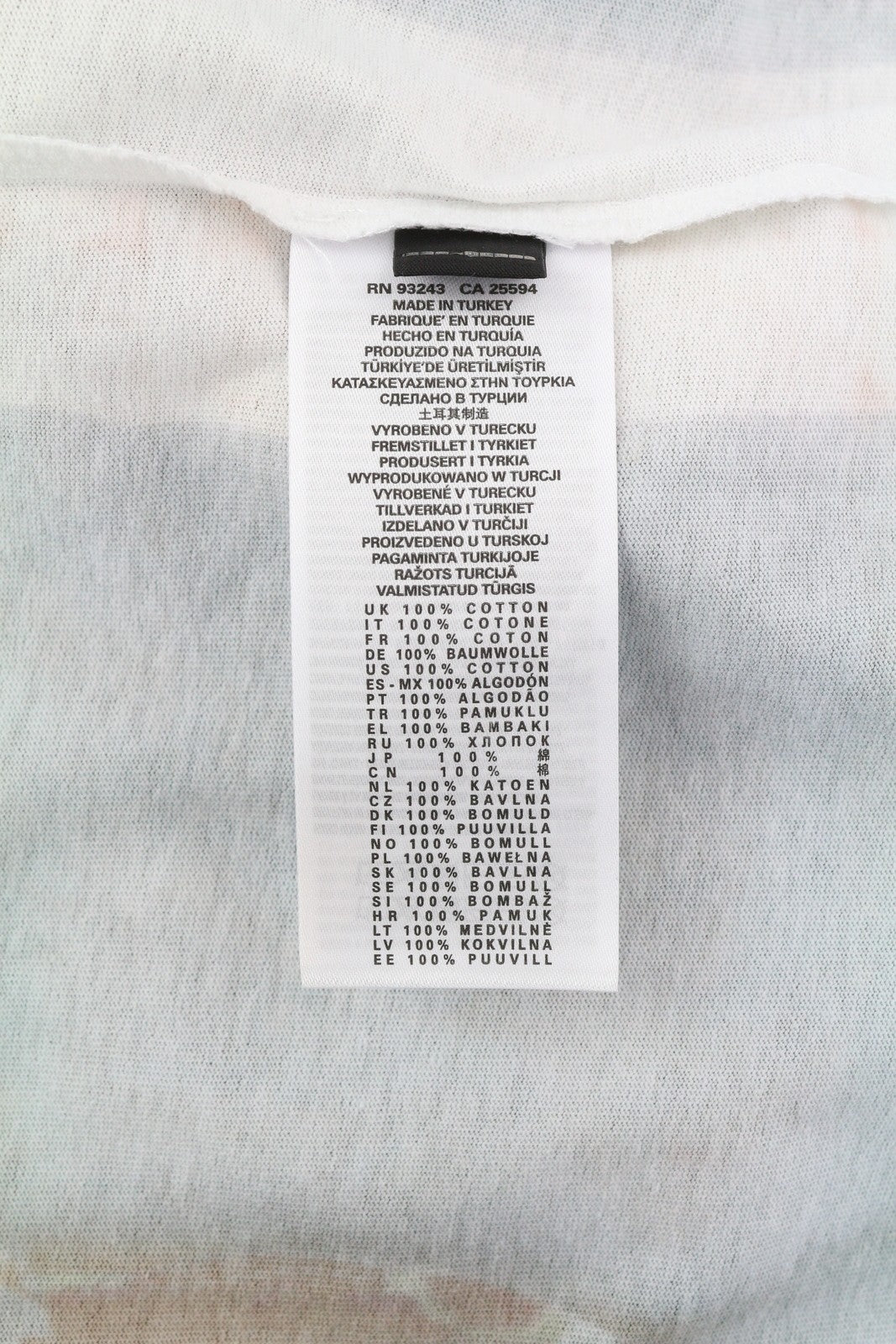 DIESEL T-Wash-E3 Men's T-Shirt M White Crew Collar Stretch Tricot RRP175