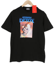 DIESEL T-Just-G4 Men's T-Shirt XS Black Crew Neck Stretch Tricot