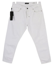 ANTONY MORATO Argon Men's Jeans W31 White Slim Ankle Button-Fly Denim