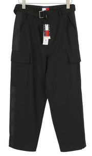 TOMMY HILFIGER Wide Fit Cargo Men's Trousers W28/L32 Wool RRP151