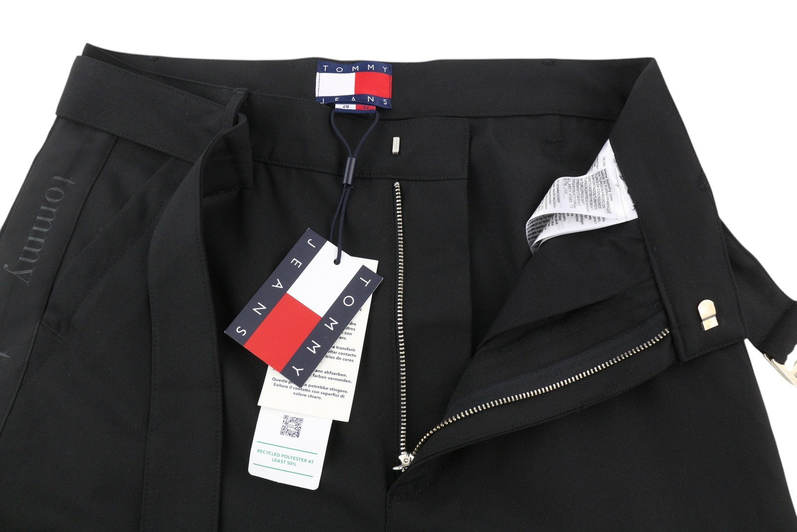 TOMMY HILFIGER Wide Fit Cargo Men's Trousers W28/L32 Wool RRP151