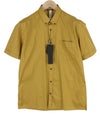 Yellow Cotton Button-Up