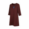 Dress Washable Str Wool A-Line