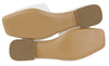 White Leather Flats