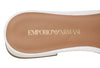 White Leather Flats
