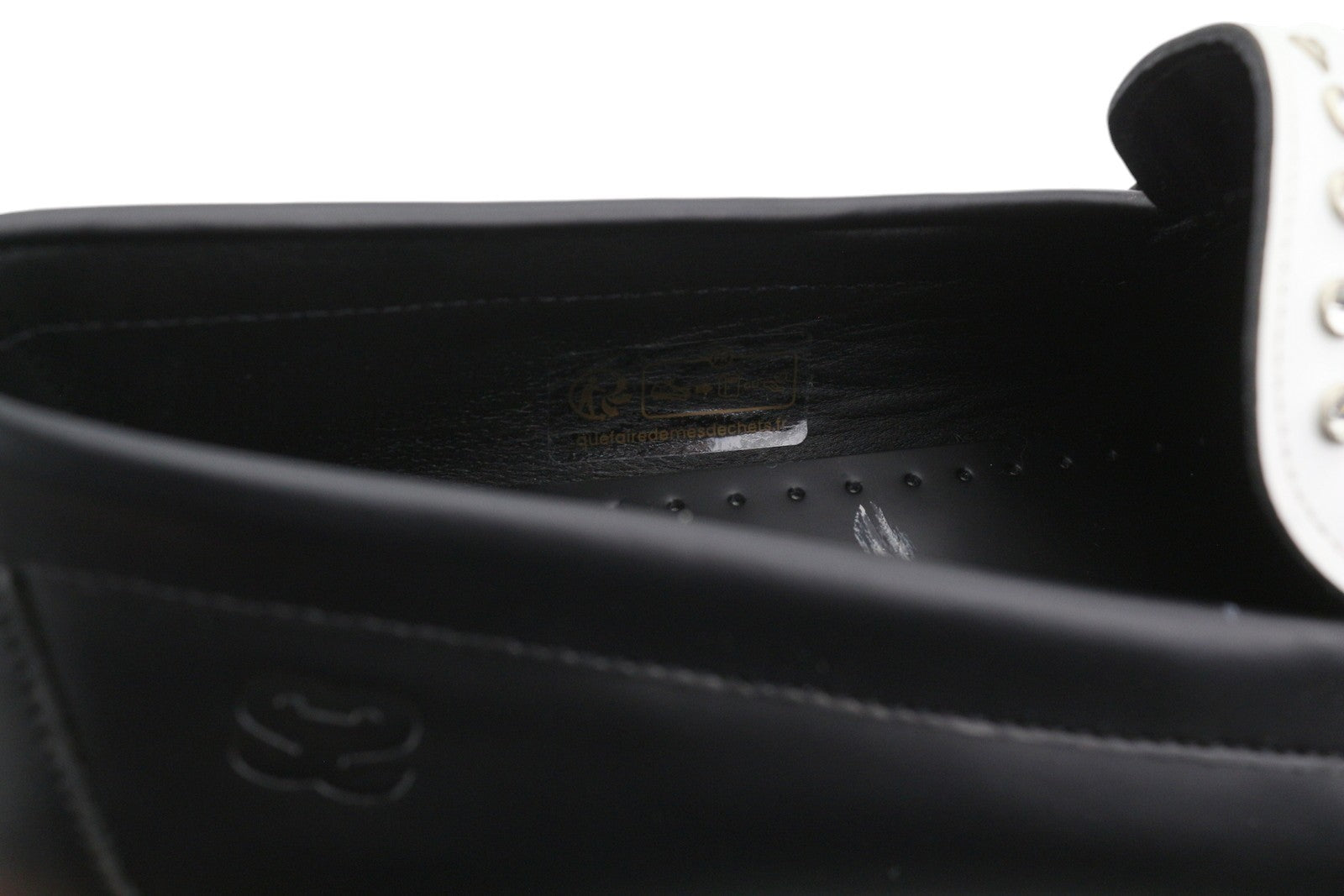 SANDRO Lypsee Women Shoes EU40 Leather Rhinestones Round Loafers RRP325