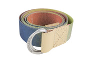 SCOTCH & SODA Men Belt 132 CM Colourful Reversible Printed Tape D-Ring Buckle