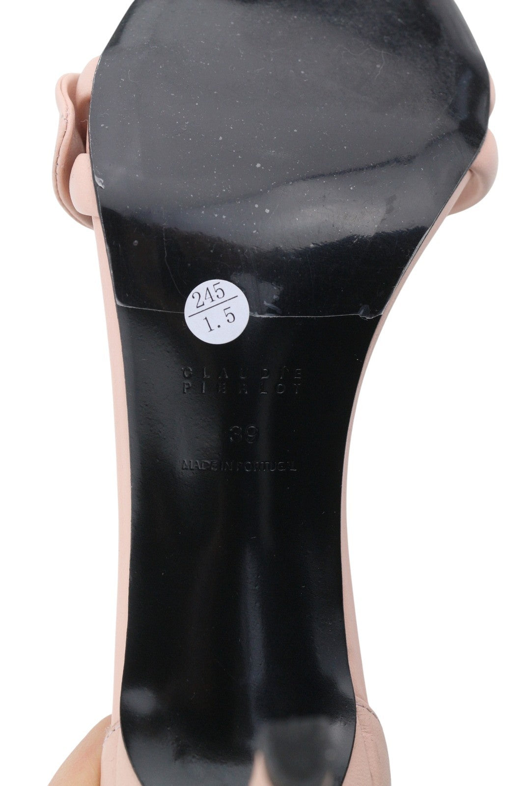 CLAUDIE PIERLOT Alea Women Heel EU39 Pink Goat Leather Details Sandals RRP289