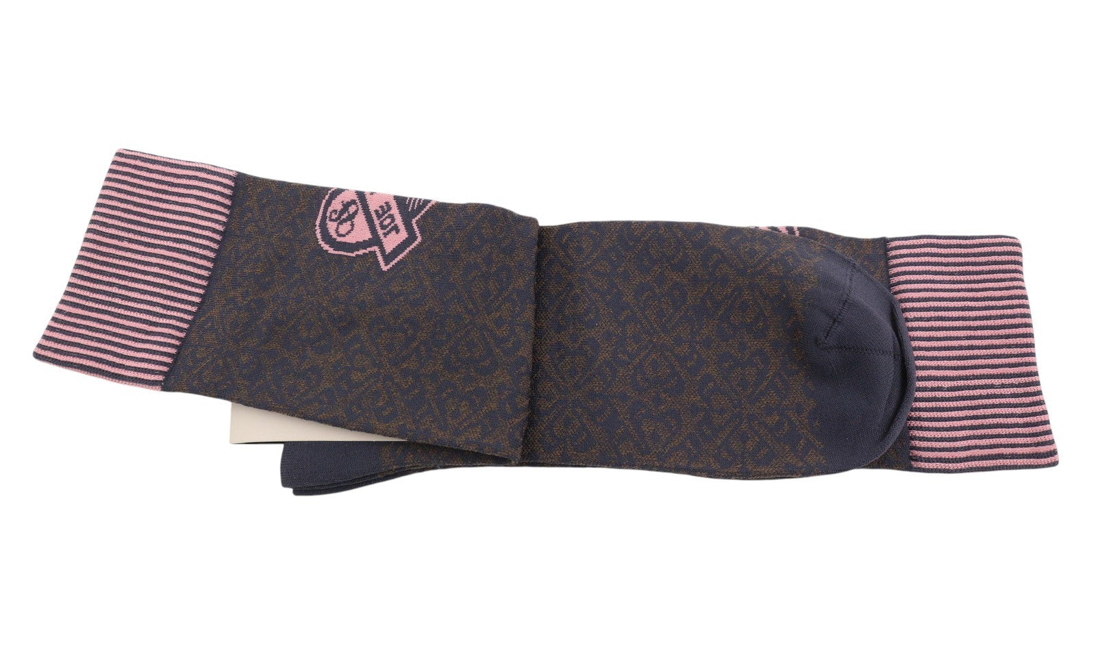 SCOTCH & SODA x Joe Jonas Women Socks EU40/44 Patterned Knitted Logo Unisex