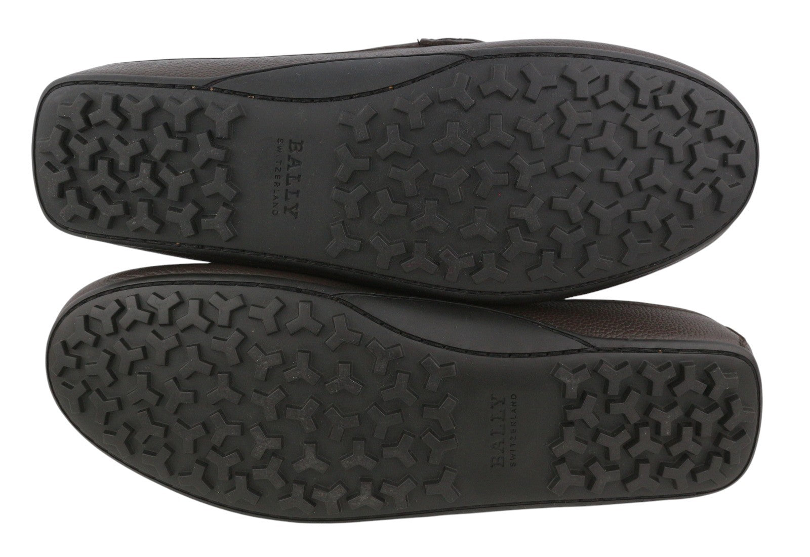 BALLY Vincel Men Flats EU42 Brown Calf Leather Slip On Open Back Loafers RRP499