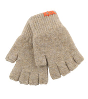 SCOTCH & SODA Women Gloves OS Brown Melange Tight-Knit Fingerless Type