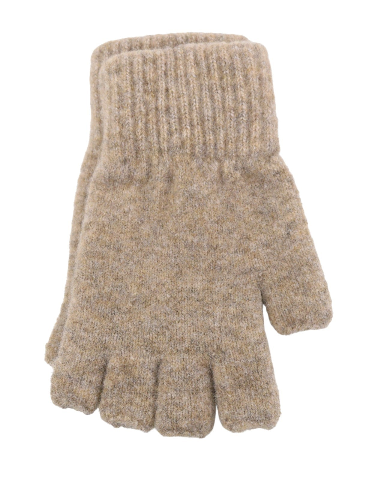 SCOTCH & SODA Women Gloves OS Brown Melange Tight-Knit Fingerless Type