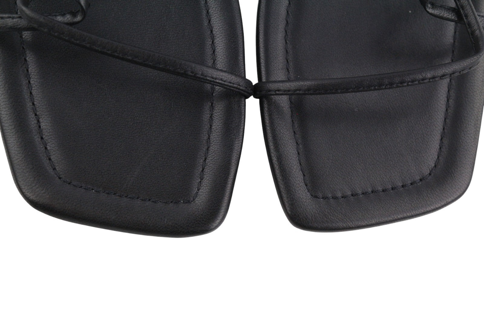 SANDRO Afaye Women Heel EU39 Black Leather Strappy Square Sandals RRP245