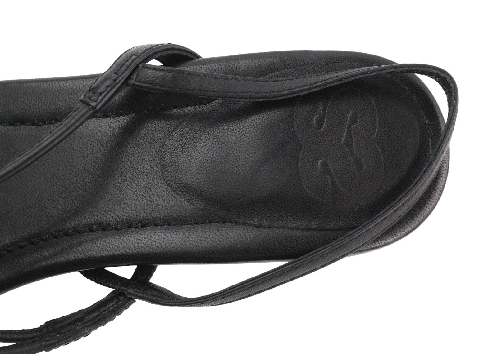 SANDRO Afaye Women Heel EU39 Black Leather Strappy Square Sandals RRP245