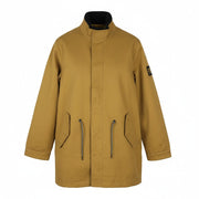 SCOTCH & SODA Atelier Men Jacket M Brown Double Collar Drawstring Waist Peacoat