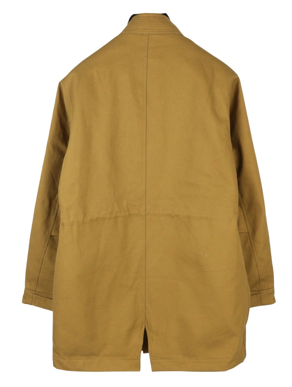 SCOTCH & SODA Atelier Men Jacket M Brown Double Collar Drawstring Waist Peacoat