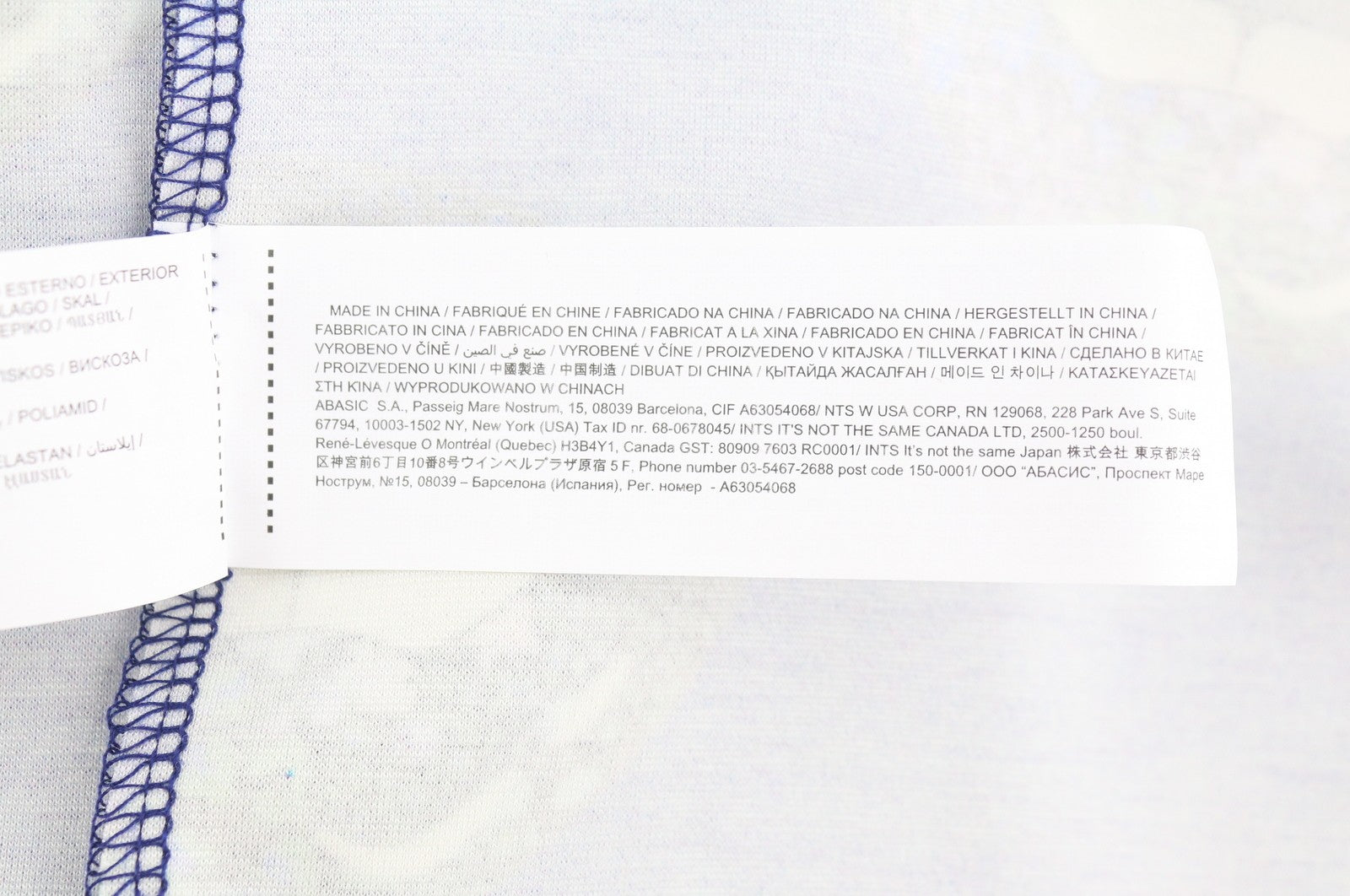 DESIGUAL Liliana Women Dress M Blue Lips Print Fitted Long Sleeve Mini