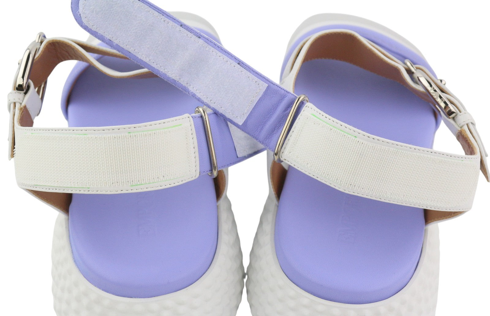 EMPORIO ARMANI X3U095 Women Sandals EU37 Purple Platform RRP329